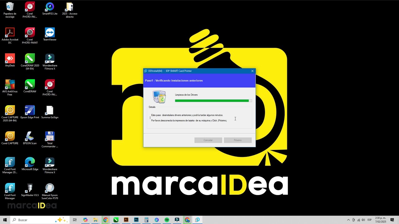 Instalación Driver impresoras Smart 21/31/51 driver