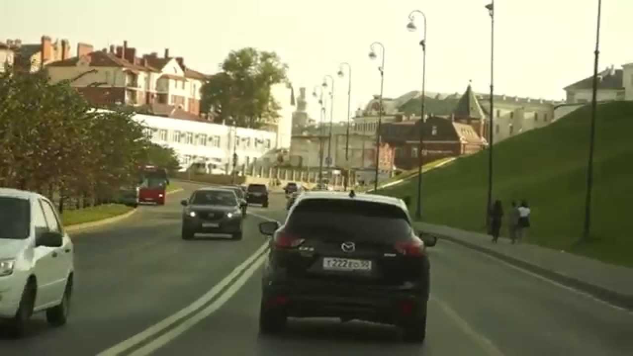 Казань, 2015. Съемка из машины Дмитрия Бикчентаева.
