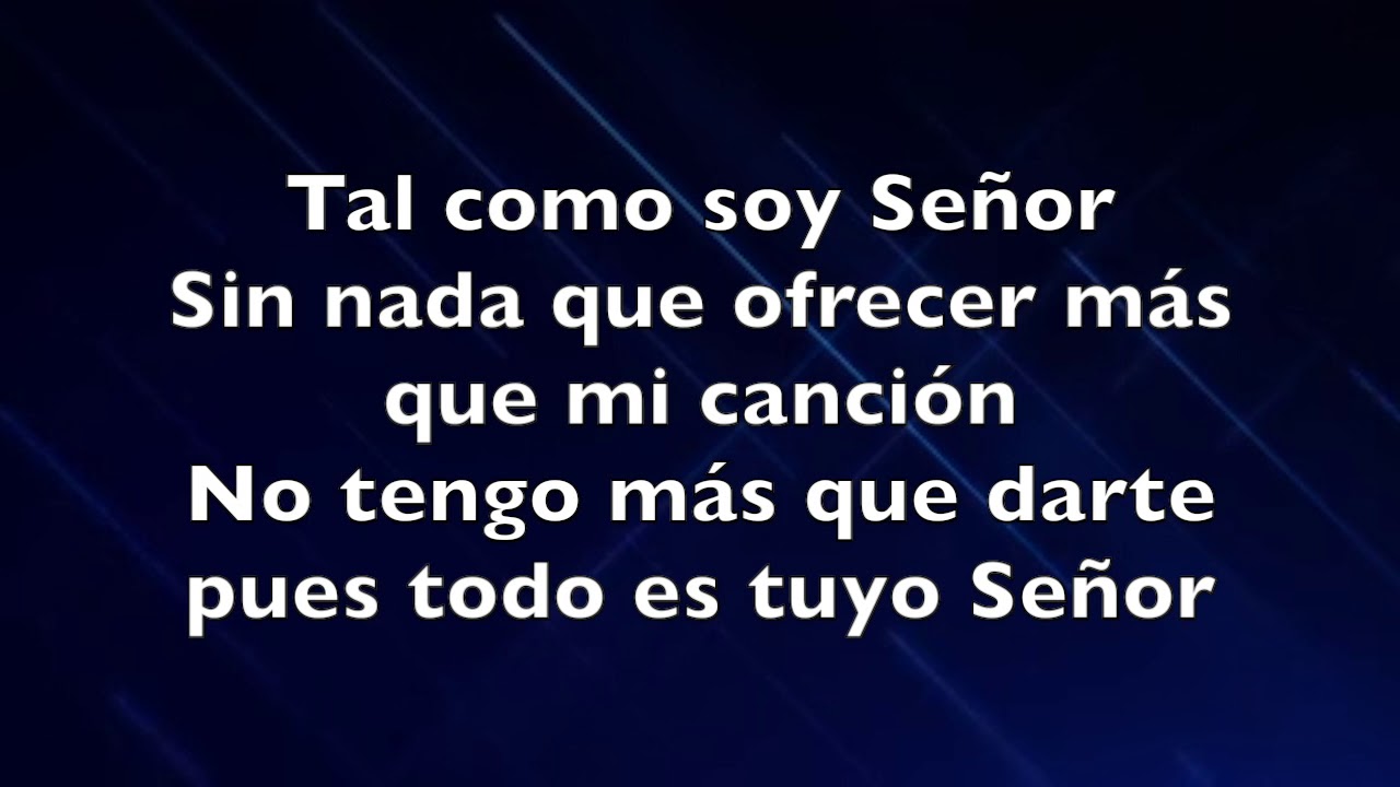 TAL COMO SOY - JESUS ADRIAN ROMERO - PISTA (KARAOKE)