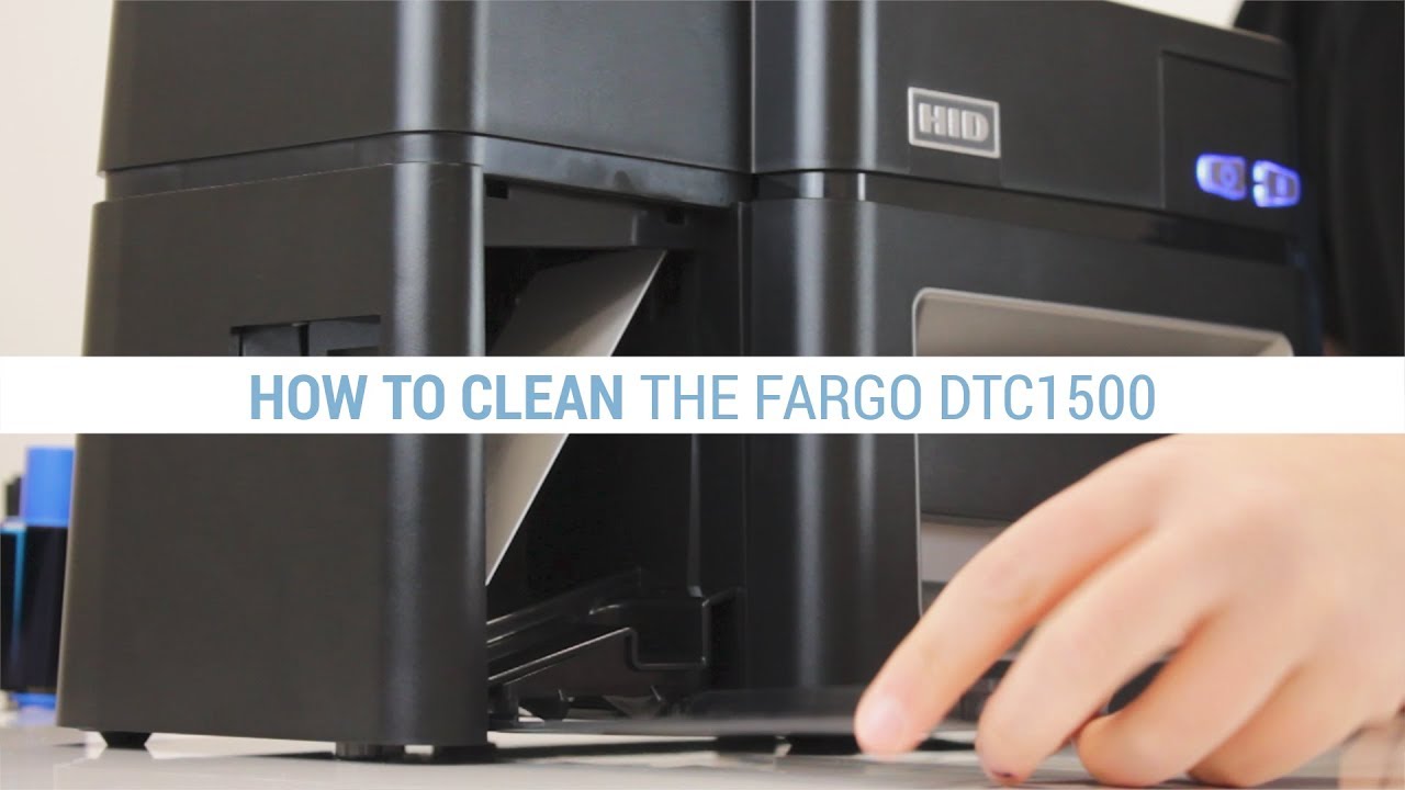 How to Clean the Fargo DTC1500 ID Card Printer