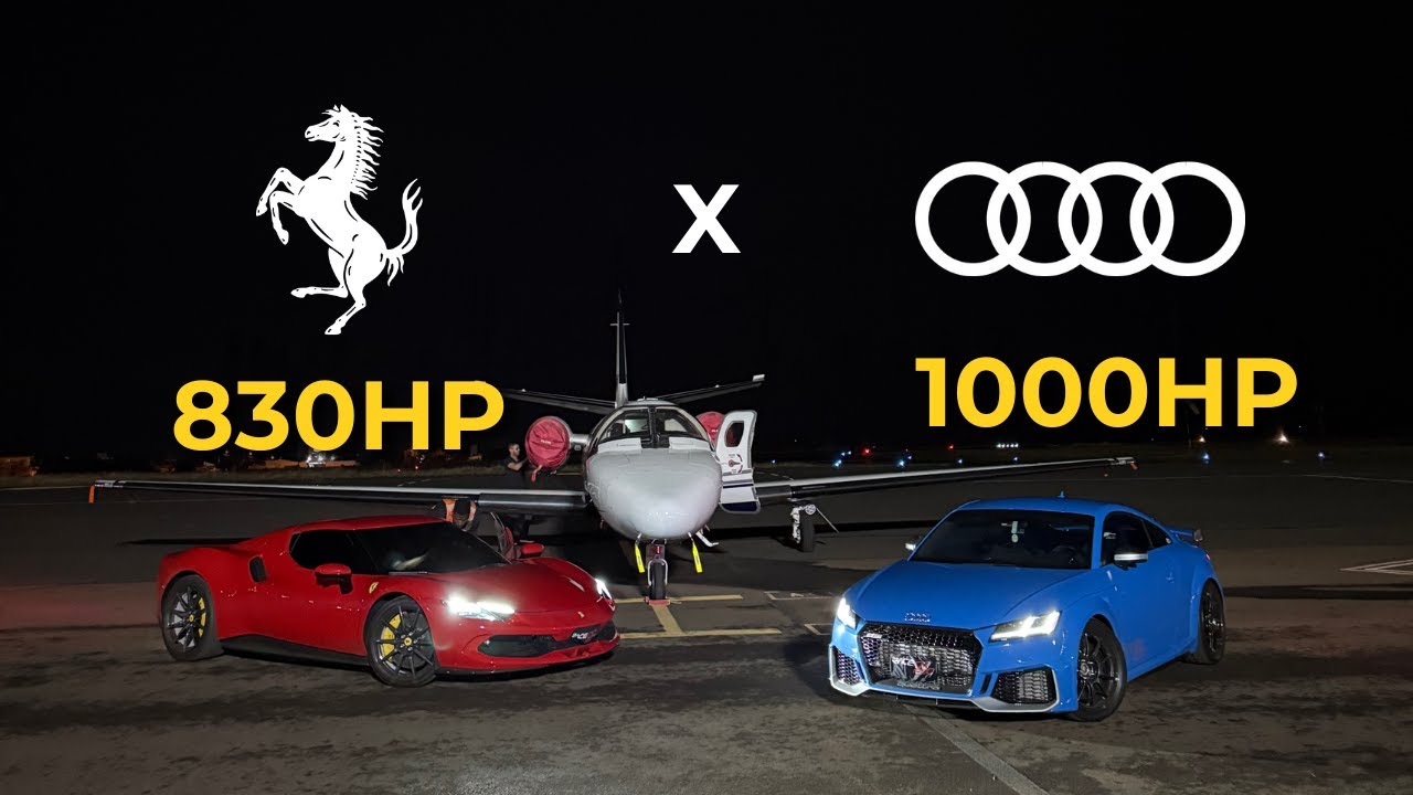 FERRARI 296 830HP VS AUDI TTRS SONIC 1000HP