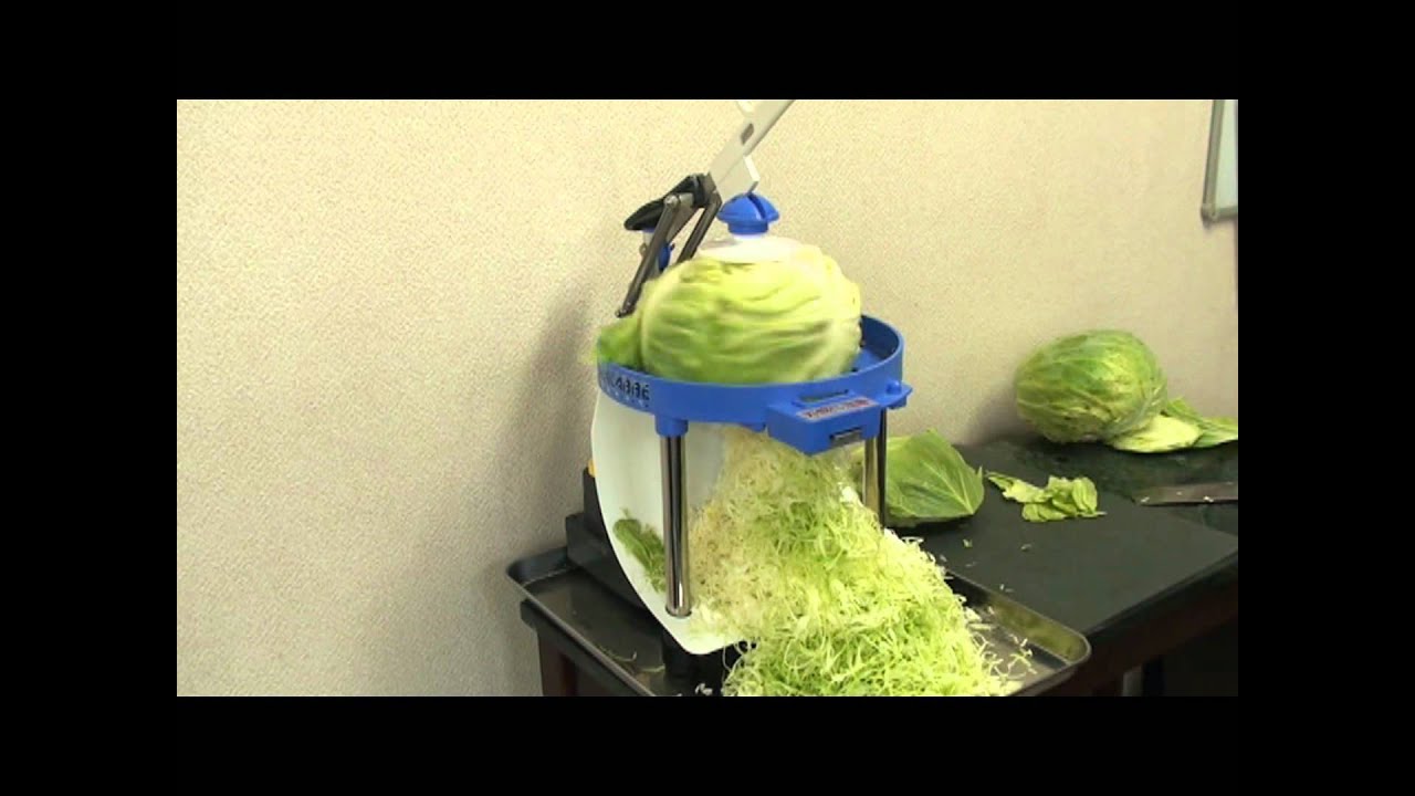 電動キャベツスライサー　【でんキャベ】　ノーカット　キャベツ３個スライス