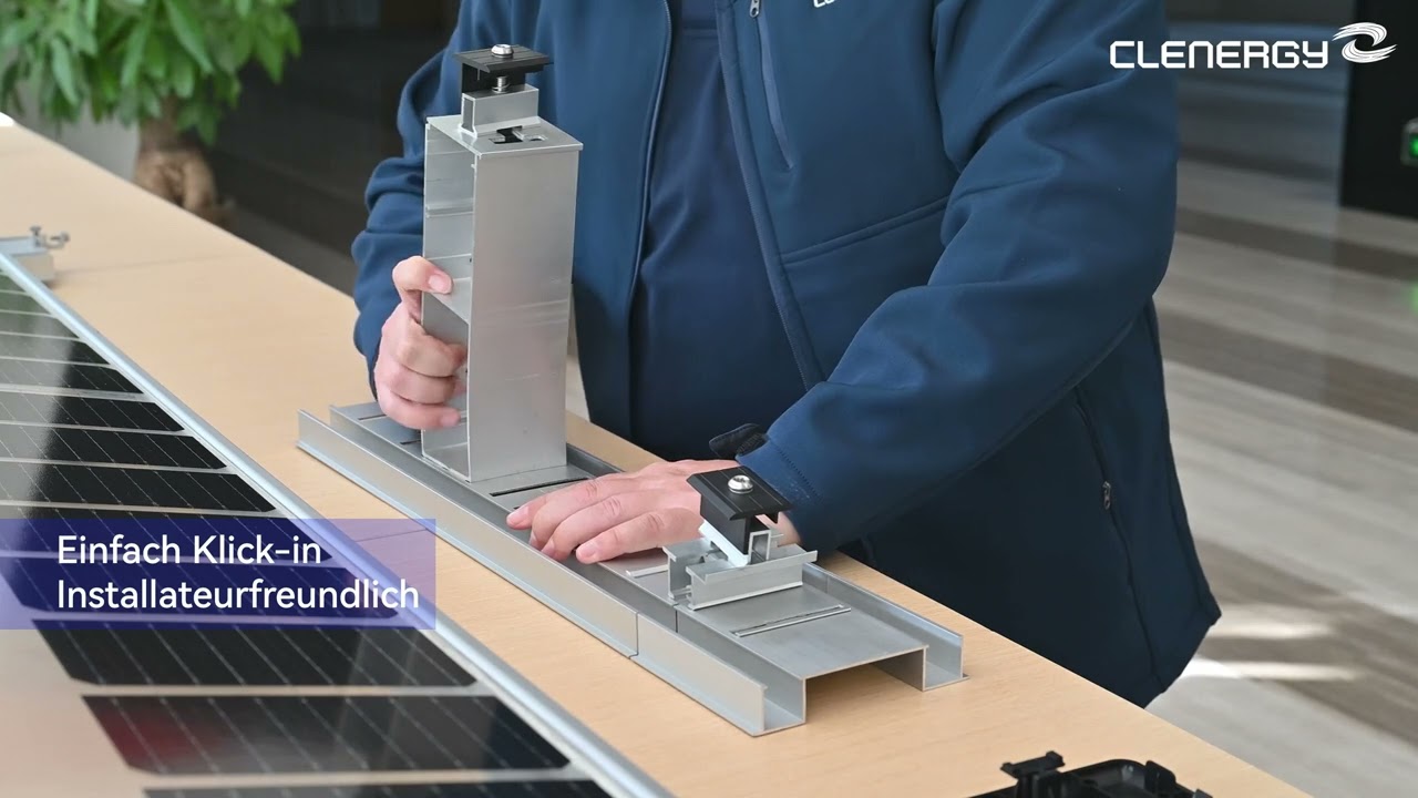 Explore Clenergy Ultra Fast Flat Roof Solar Mounting System  Ascent 1 1 with our Europen Trainer Ren