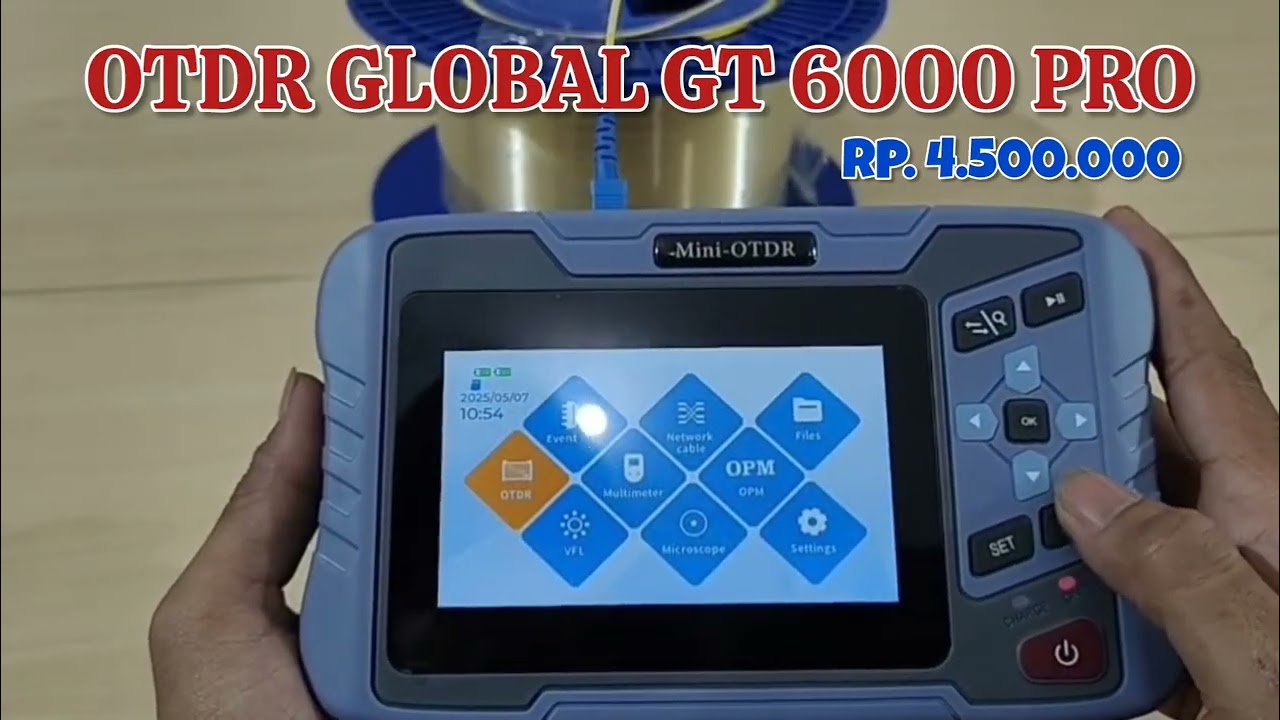 TERBARU, OTDR GLOBAL GT 6000 PRO