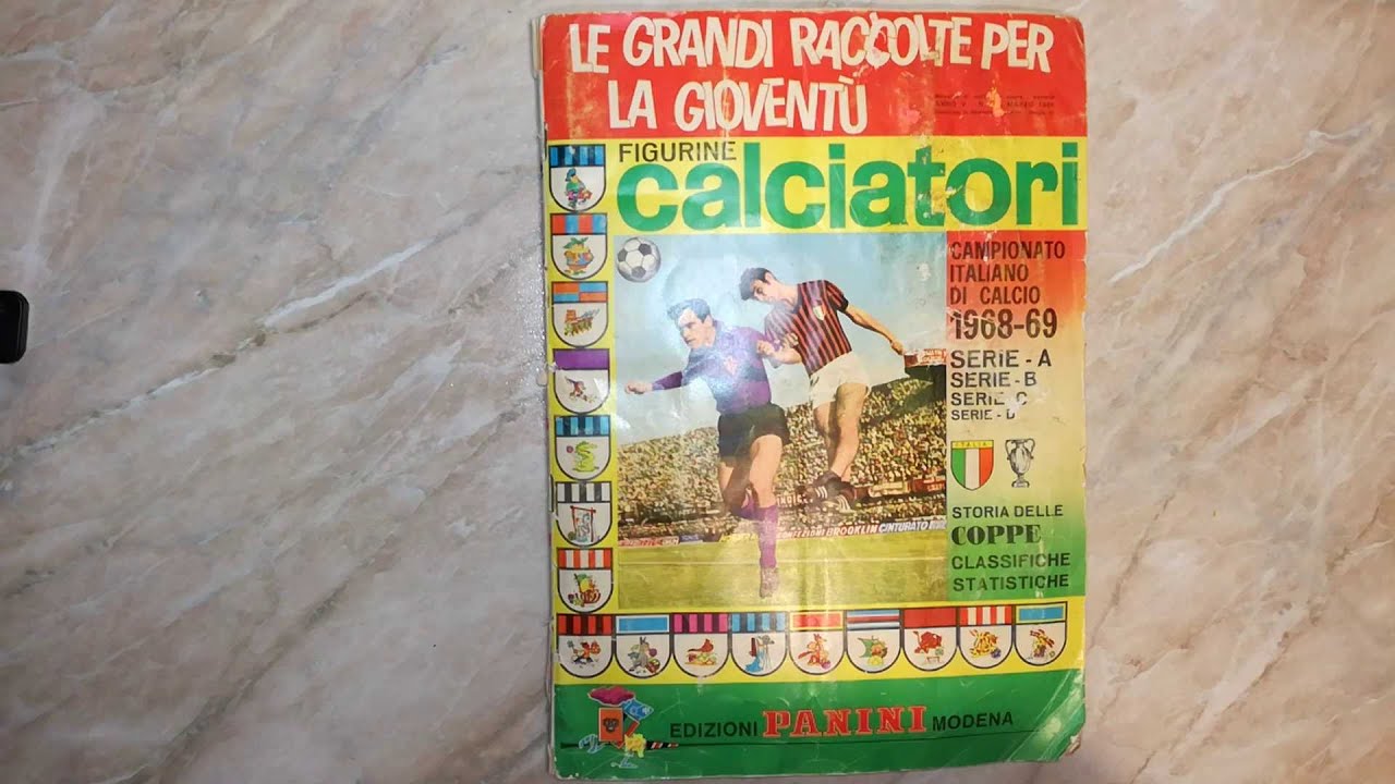 Album Figurine calciatori Panini 1968-1969 (completo)