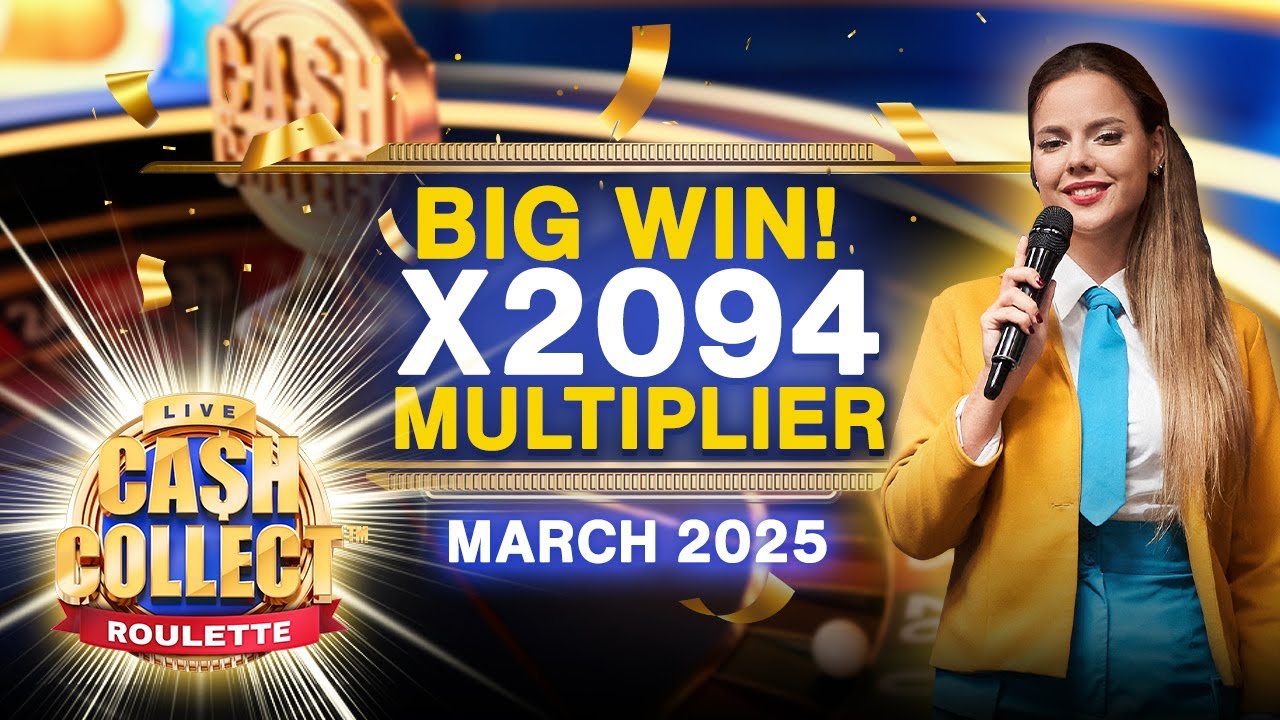 🎉 Big Win | Playtech Live Cash Collect Roulette |&nbsp;X2094 Multiplier