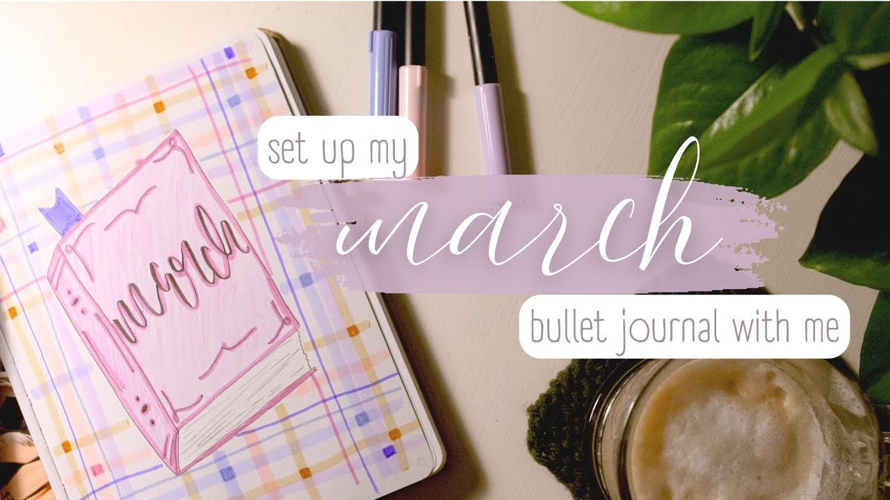 March Book Themed BuJo Set Up