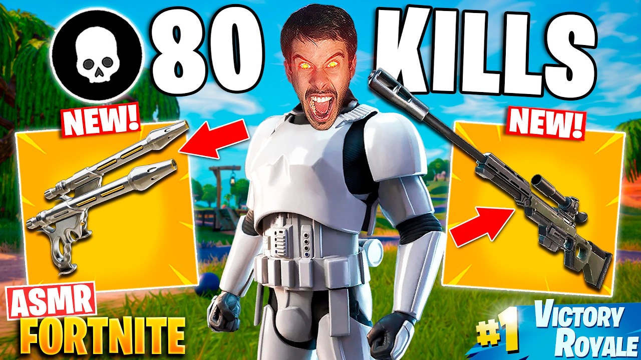 ASMR FORTNITE FAST MOUTH SOUNDS 80 KILLS 💀 SOLO VS SQUAD (asmr controller sounds fortnite)
