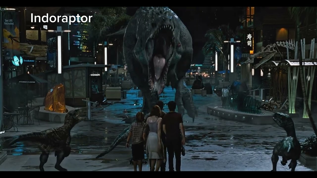 Indominus with different roars.