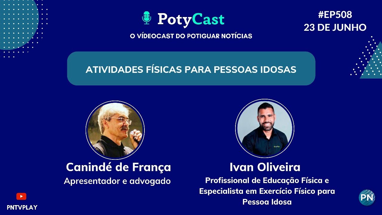 #EP508 do PotyCast: Atividades Físicas para Pessoas Idosas.