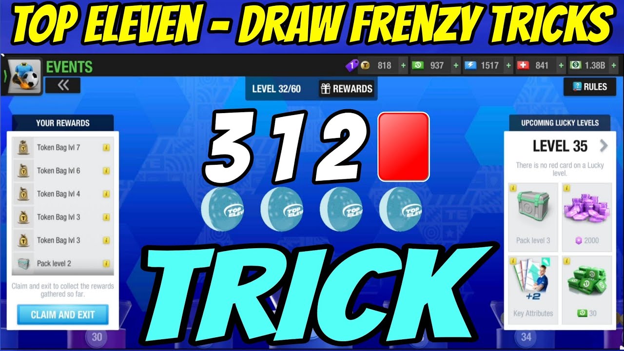 Draw Frenzy Tricks - Top Eleven 2025! 
