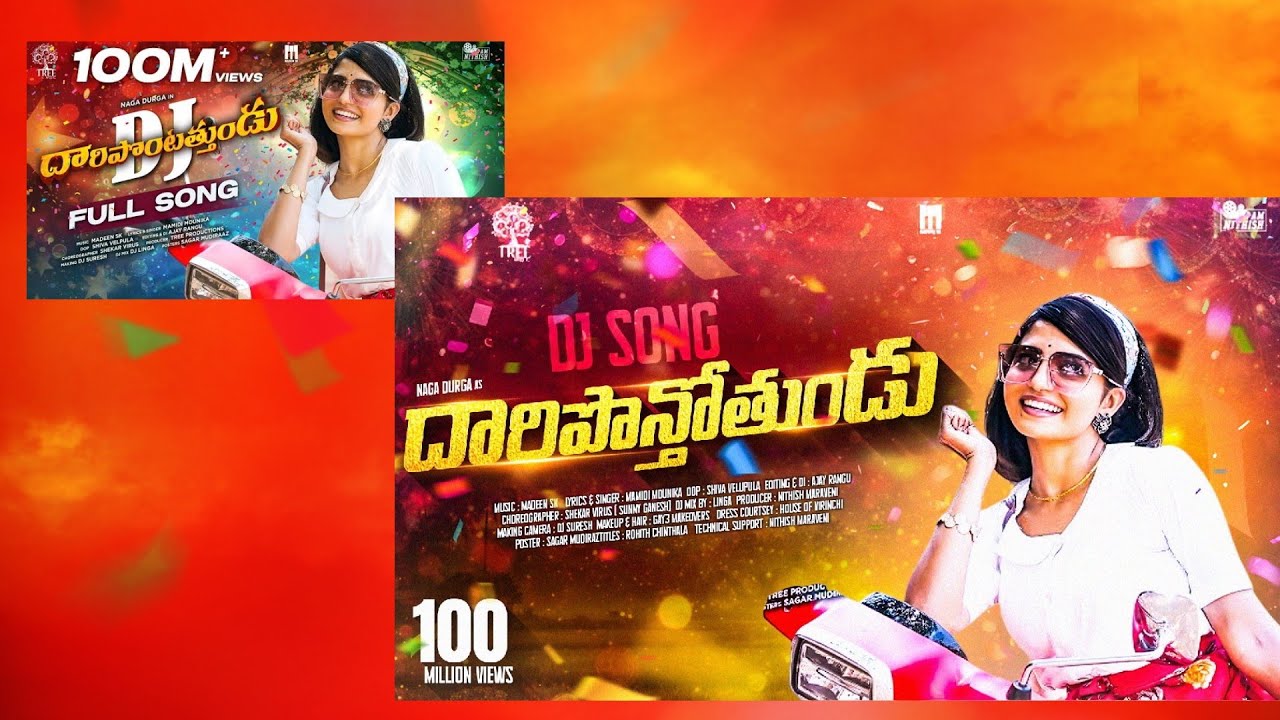 How to design Folk Song Thumbnail In Photoshop | Free Telugu Photoshop Tutorials