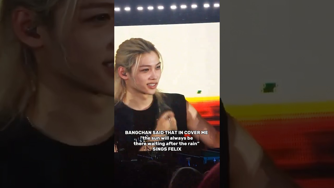 I DIDN&rsquo;T KNOW THAT FELIX SINGS IT OMG, I&rsquo;M IMPRESSED #straykids #felix #bangchan #kpop #concert