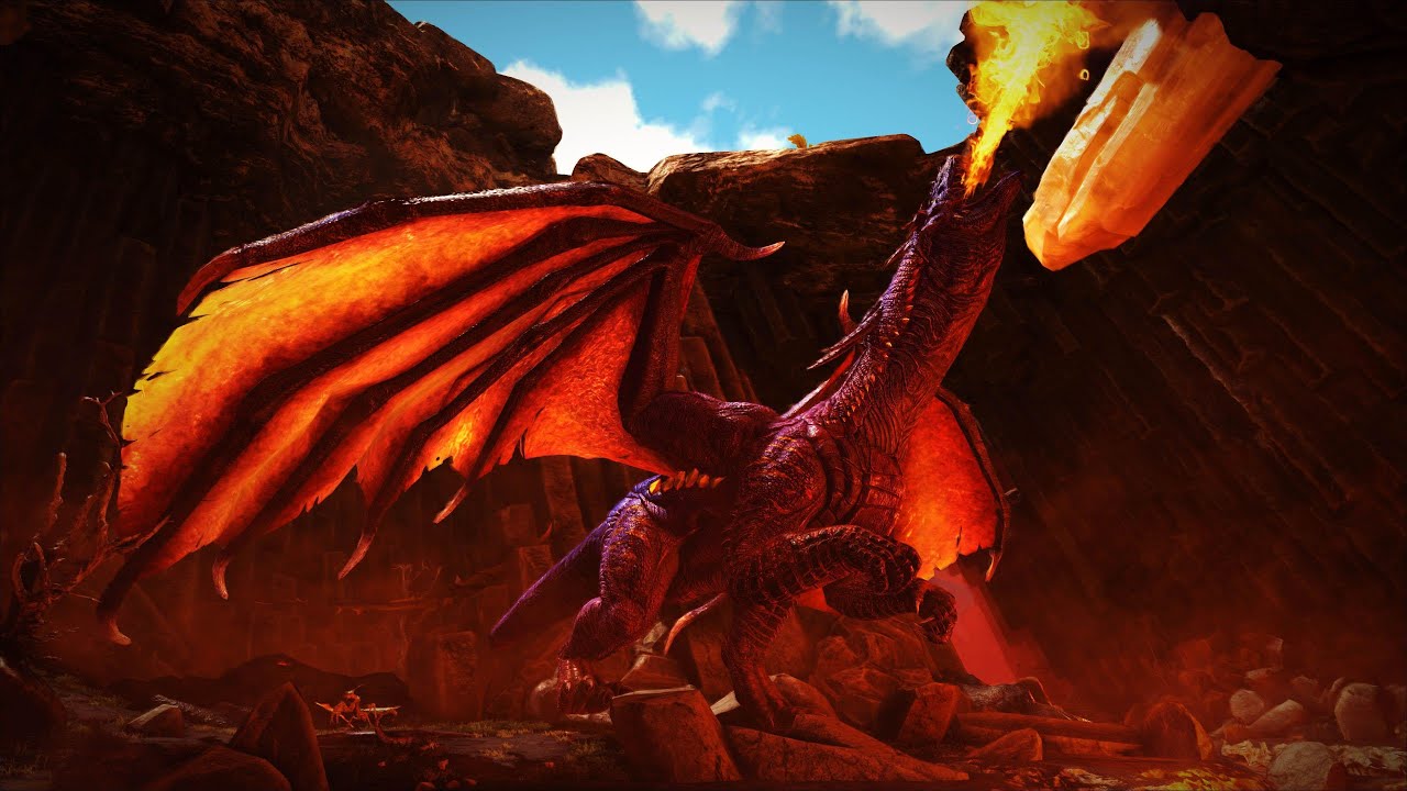 DRAGON ALPHA Boss Fight 🔥 | ARK Survival Ascended (ASA)