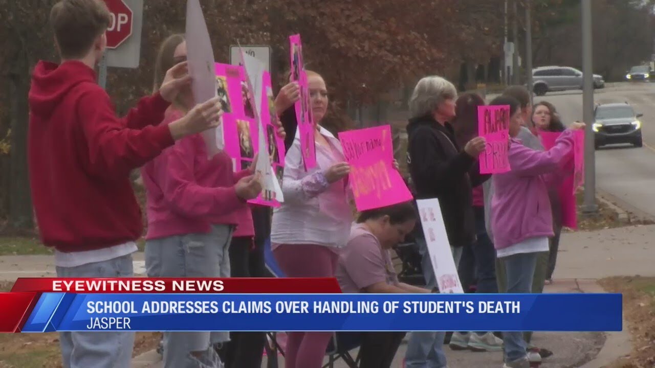 School addresses claims over handling of Jasper student's death