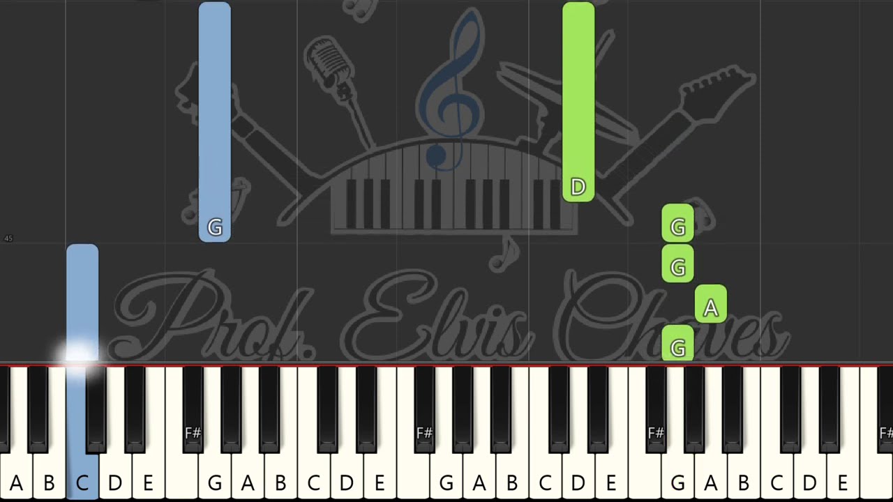 🎹 Te amarei - 105 - Canção Católica - Tutorial Teclado Fácil 2