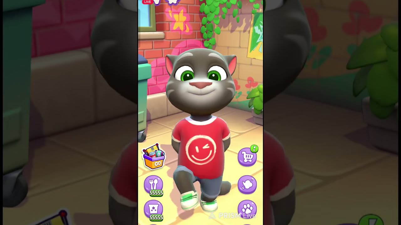 Talking Tom Live #talkingtom #talkingtom2 #trending #live #funny #satisfying