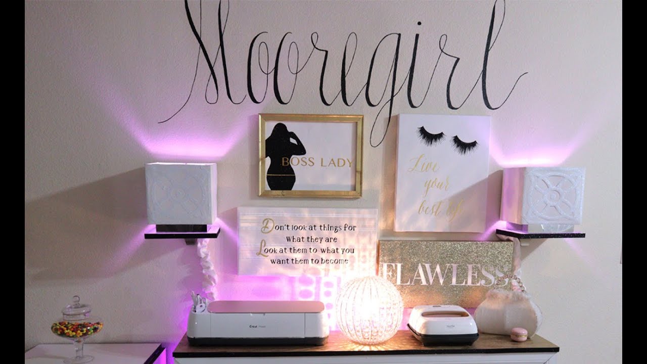 DIY:  3 Home Decor Projects using my Cricut Machine | MOOREGIRL