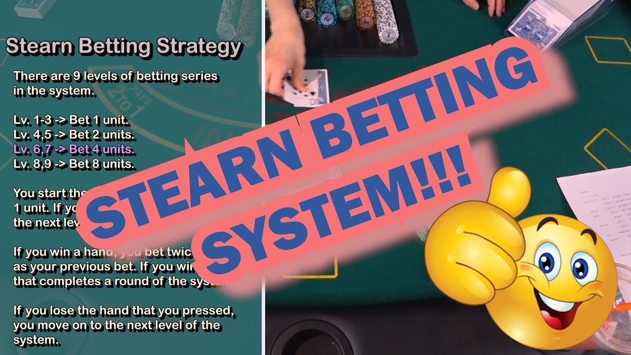 Win blackjack using the Stearn Betting System!! Explained and Demo!!