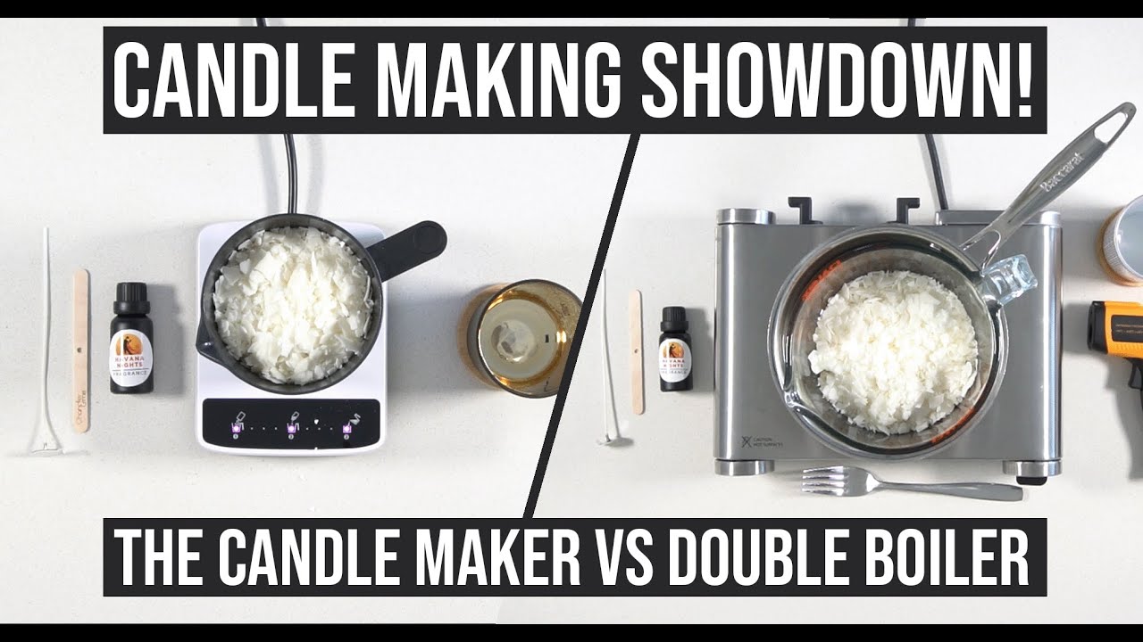 Candle Making Showdown - The Candle Maker vs Double Boiler Method | Time Trial