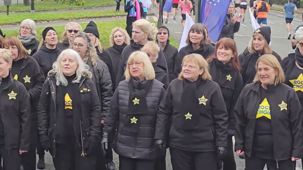 WHAT A FEELING Rock Choir NW Manchester Half Marathon 13th October 2024