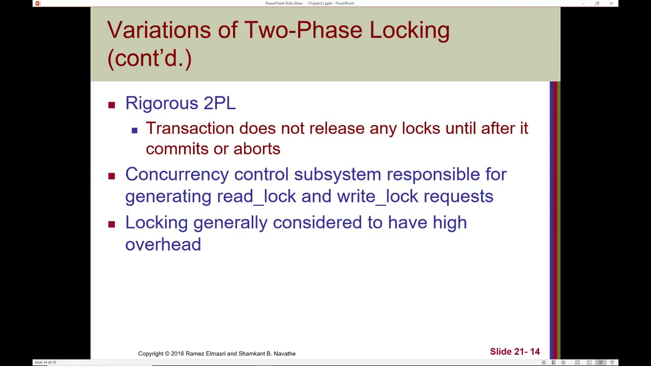 Concurrency Control