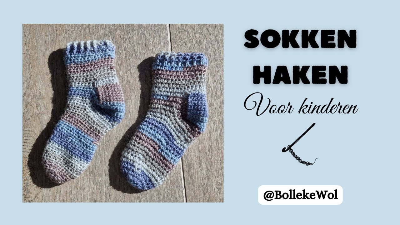 Haak zelf sokken voor kinderen! 🧦🧶