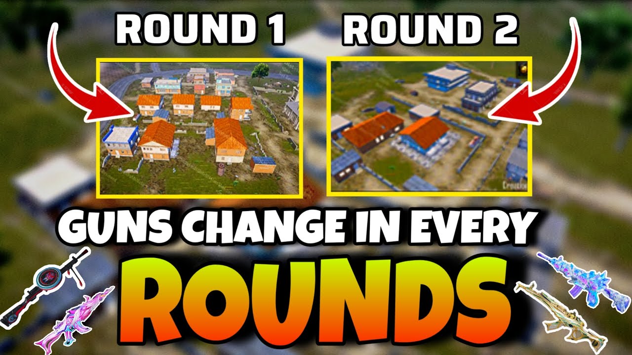Guns Change In Rounds Map | Guns Change In Every Rounds | How To Make Wow Rounds Map in PUBG MOBILE 