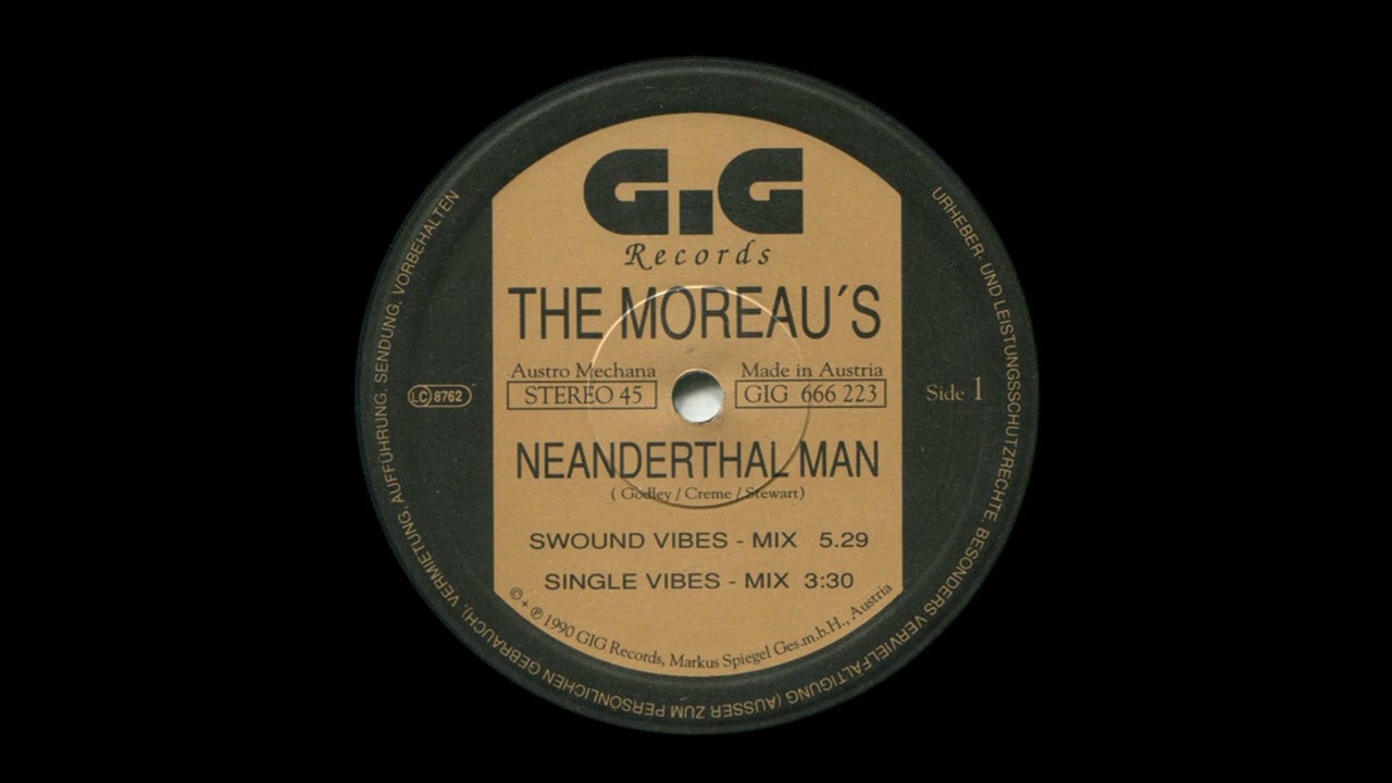 The Moreau's   Neanderthal Man GiG Records   GIG 666 223