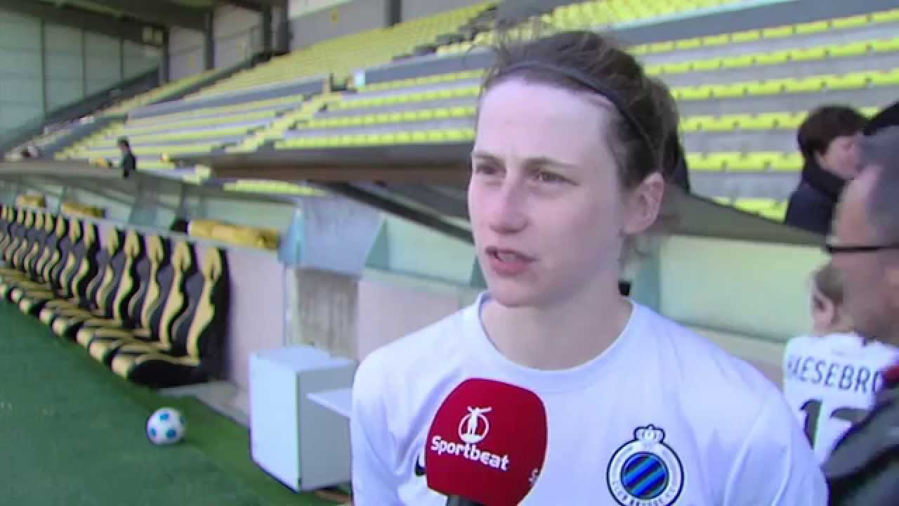 Heleen Jaques na behalen finale BVB met Club Brugge