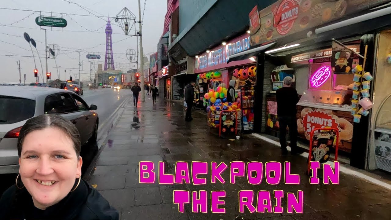 Blackpool Promenade in the rain ☔