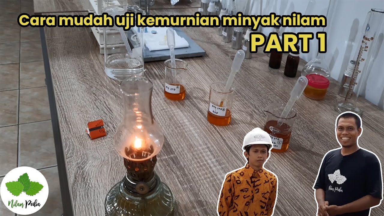 41. Uji kemurnian minyak nilam dengan metode flame