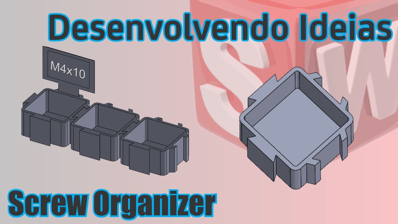 DESENVOLVENDO IDEIAS - SCREW ORGANIZER