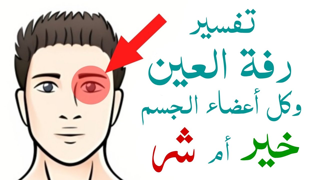 تفسير رفة العين وإختلاج كل أعضاء الجسم Eye twitching