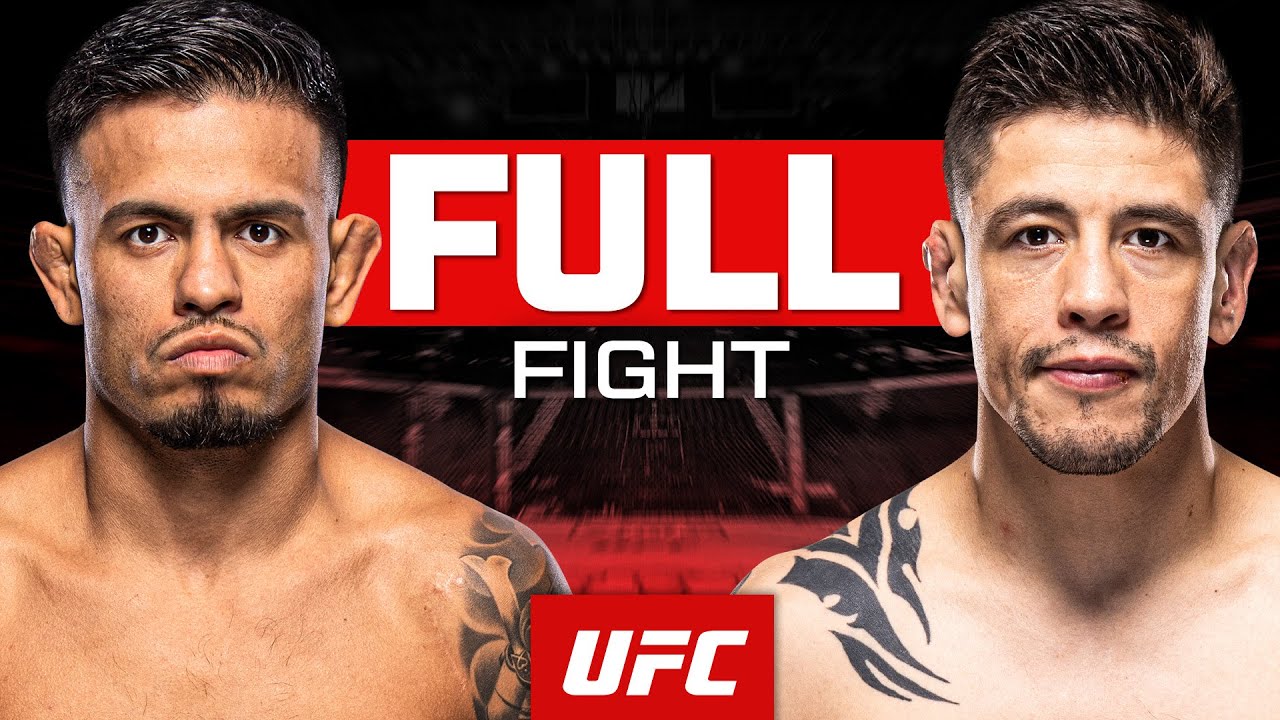 Брэндон Ройвал против Брэндона Морено 2 | Полный бой | UFC Vegas 112