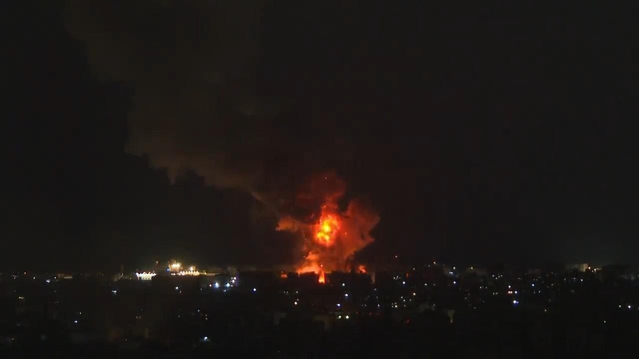 Explosions hit Beirut overnight