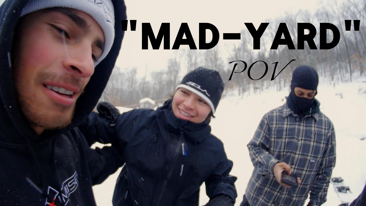 POV: Лучший сноупарк на заднем дворе в Квебеке
