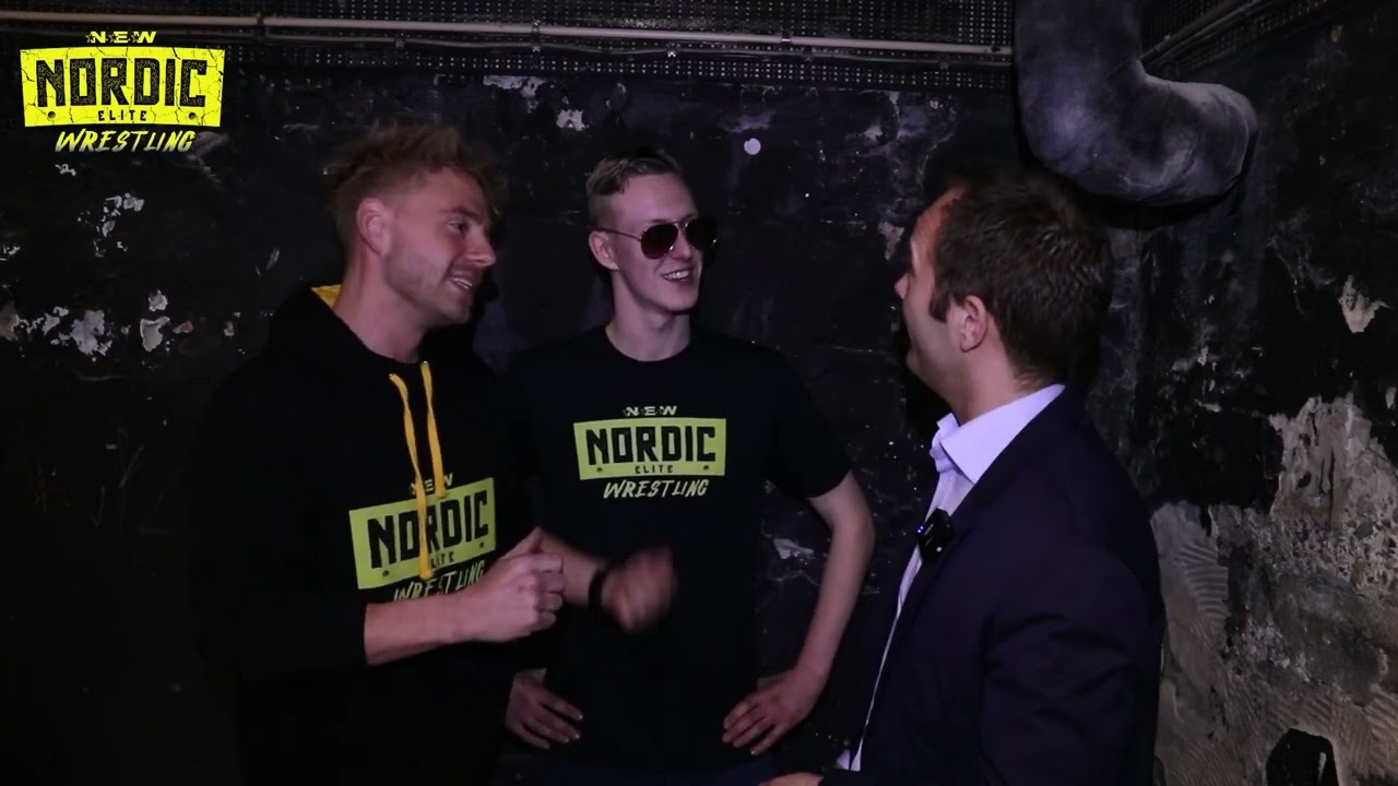 Best wrestling interview with L’unico and Pete Phoenix from Nordic Elite Wrestling