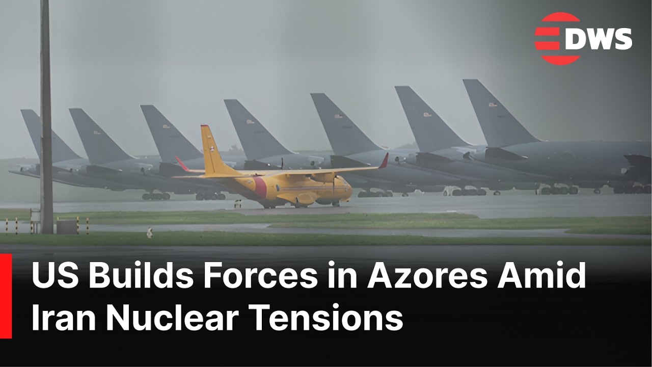 BREAKING: US Military Aircraft Positioned in Azores as Trump Sets Iran Deadline | DWS News | AH1F