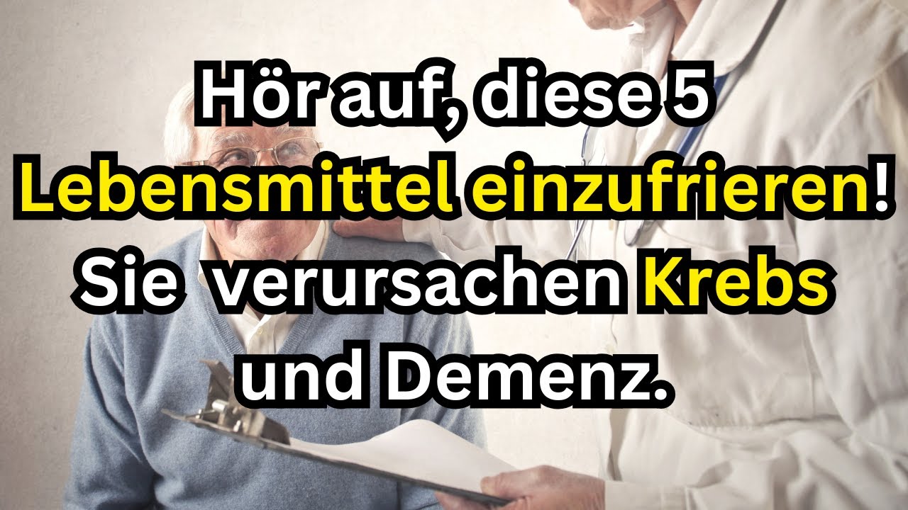 Diese 5 Lebensmittel werden GIFTIG im Kühlschrank | Senioren Gesundheit