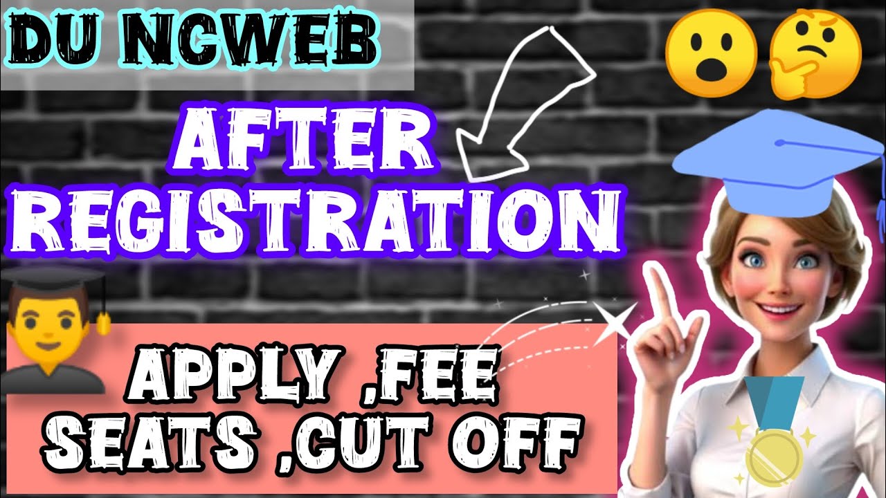👆🚨DU NCWEB DETAILED VIDEO HOW TO APPLY,SEATS, CUTOFFS 👀 #viral @Collegeinfohub