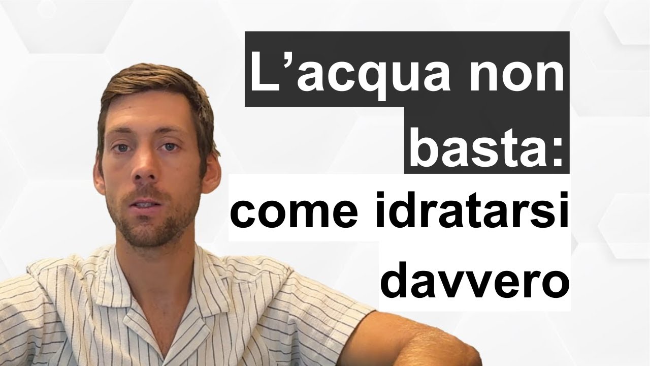 Non bere solo acqua! La vera idratazione nello sport spiegata dal nutrizionista