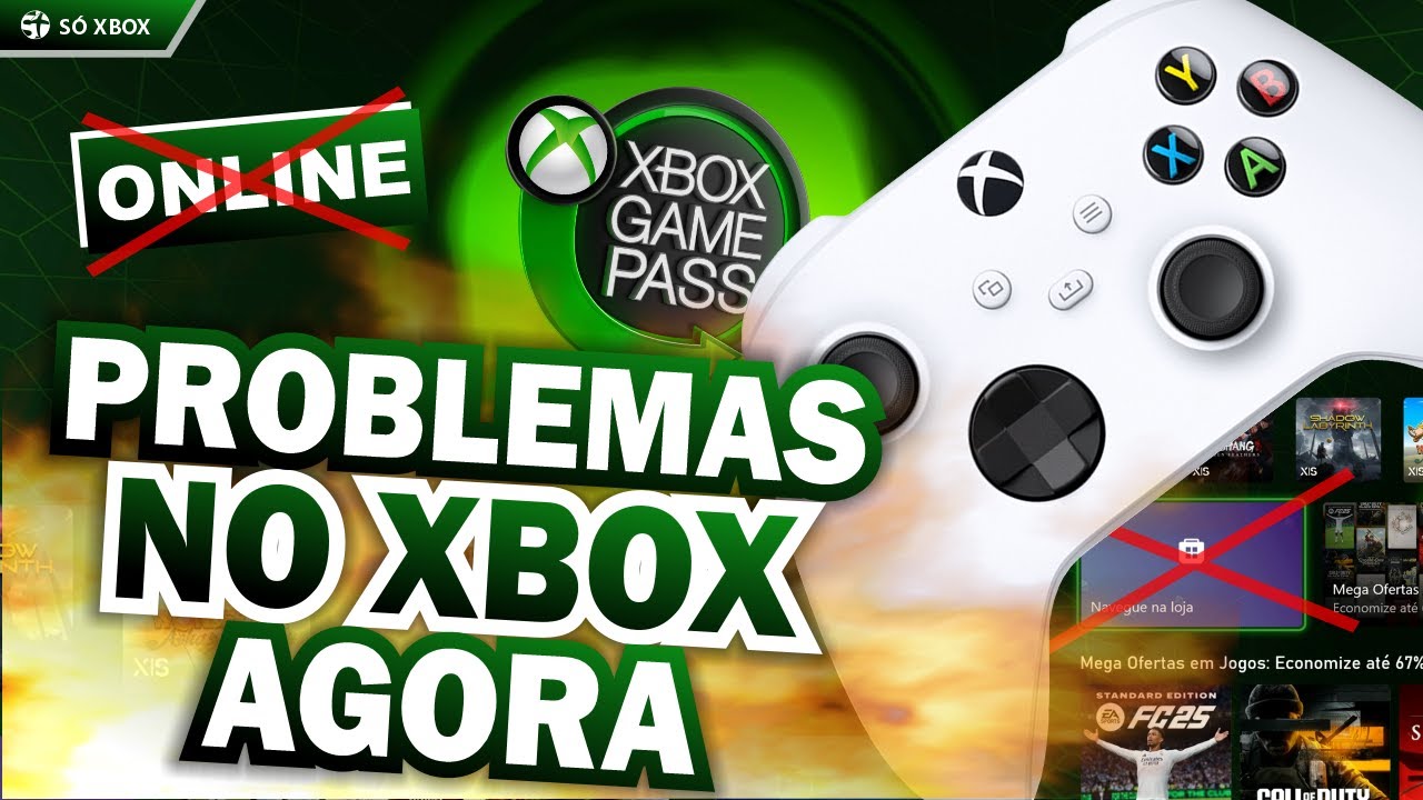 PUTZ! PROBLEMAS no XBOX com ERRO no ONLINE, CONTAS e MAIS!
