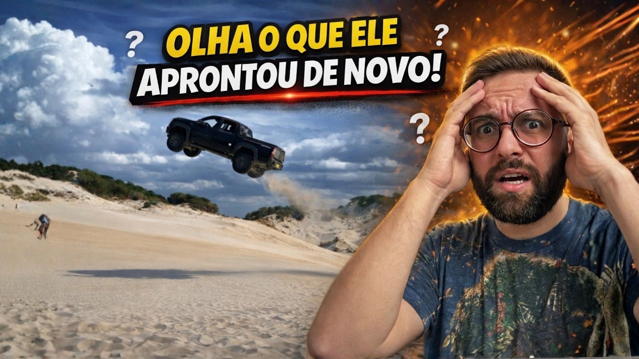 Lembra o cara que saltou uma duna com a picape?