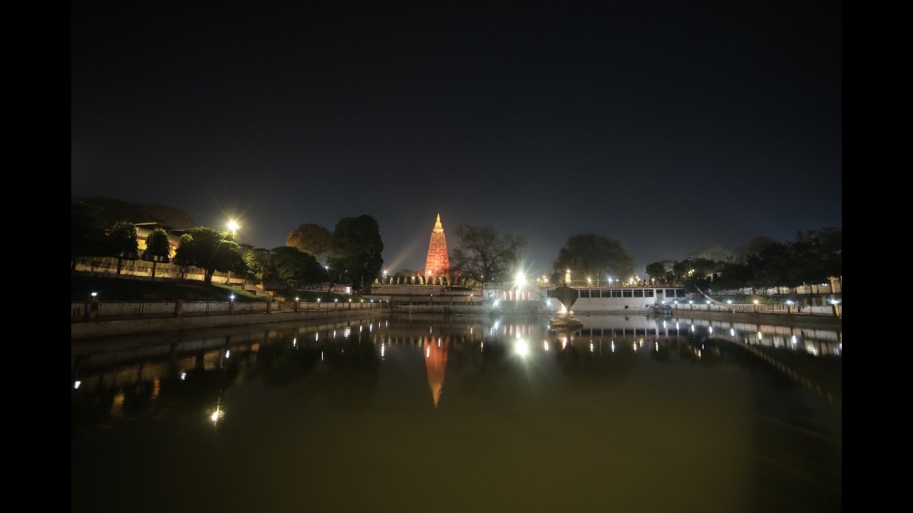 The Lights of the Mahabodhi Temple