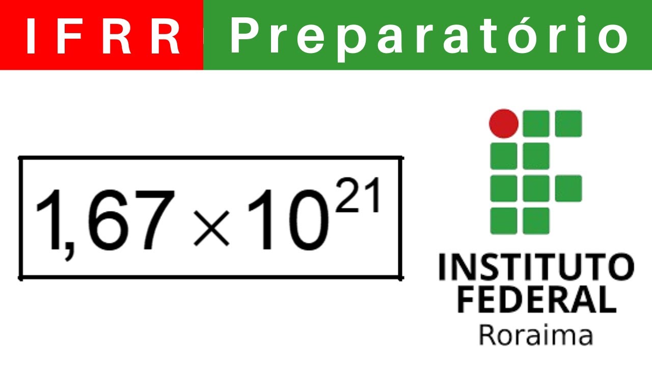 IFRR 🔴 Curso Preparatório 2025/2026 de MATEMÁTICA #IFRR Técnico Integrado ao Ensino Médio @BoraIF