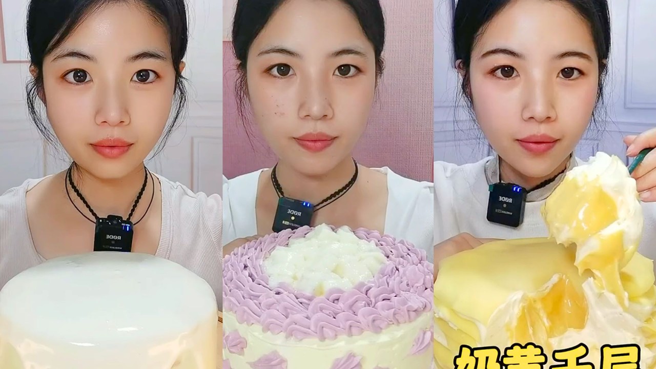 Homemade Cake and Brownie Eating Show | Calm Dessert Mukbang #162