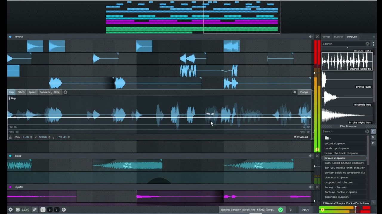 making a beat