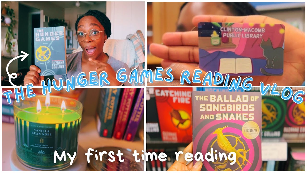 Reading The Hunger Games for the first time | Book 1 Reading Vlog 📖 #booktube #booktok #reading