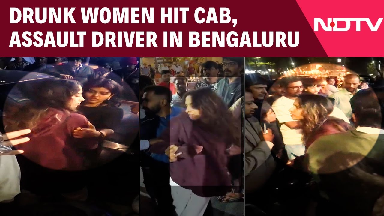 Bengaluru News | Drunk Bengaluru Women Crash Into Cab, Hit Driver With Helmet, Abuse Crowd